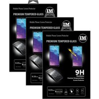 Cofi1453 3X Panzer Schutz Glas 9H Tempered Glass Display Schutz Folie Display Glas Screen Protector kompatibel mit zte blade A7 2020 von Huawei
