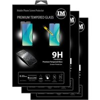 cofi1453 3X Panzer Schutz Glas 9H Tempered Glass Display Schutz Folie Display Glas Screen Protector kompatibel mit ZTE BLADE A7s 2020 von Huawei