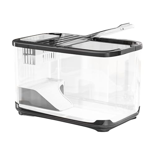 Huayeex Aquarien mit Belüftungslöchern, Anfänger-Aquarium, mit Treppe, Wasserlebewesen, Schildkröte, , Lebensraum für Pflanzendekoration, Kies, Sand, Salzwasser, Landschaftsbau Huayeex Aquarien mit Belüftungslöchern, Anfänger-Aquarium, mit Treppe, Wasserlebewesen, Schildkröte, , Lebensraum für Pflanzendekoration, Kies, Sand, Salzwasser, Landschaftsbau von Huayeex