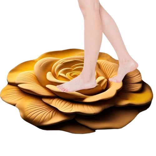Huayeex Badezimmer Saugfähige Fußmatte,Schnelltrocknende Steinmatte - rutschfeste Waschbare Sicherheitsmatte Mit Blumenmuster 40x40cm Für Fuß Badewanne Spa Hotel Huayeex Badezimmer Saugfähige Fußmatte,Schnelltrocknende Steinmatte - rutschfeste Waschbare Sicherheitsmatte Mit Blumenmuster 40x40cm Für Fuß Badewanne Spa Hotel von Huayeex