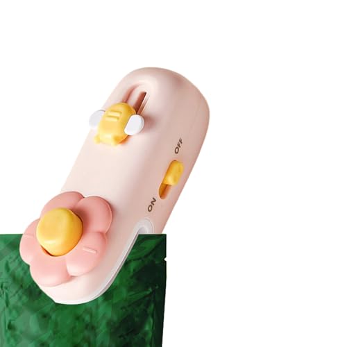 Huayeex Beutelversiegler - Handversiegler | Magnetisch Handheld Wiederaufladbar 2 In 1 Versiegler Für Lebensmittel Vorratslagerung Haushalt von Huayeex