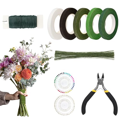 Huayeex Florales Set - 10-Teiliges Blumen Werkzeug Set Für Floristen,Professionelle Werkzeug Hüllen Bastel Zubehör für Brautsträuße Hochzeitsdekoration Projekte Kreative Huayeex Florales Set - 10-Teiliges Blumen Werkzeug Set Für Floristen,Professionelle Werkzeug Hüllen Bastel Zubehör für Brautsträuße Hochzeitsdekoration Projekte Kreative von Huayeex