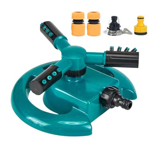 Huayeex Gartensprenger, Automatisches Bewässerungssystem, Sprinkler Mit 360 Grad Rotation Für Blumenbeete Baumschulen Parks Gewächshäuser von Huayeex