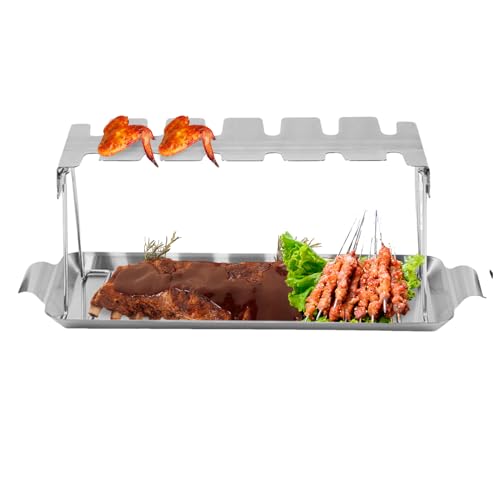 Huayeex Hühnerbeine Halterung | 12-Fach Hühnerflügel Halterung - Praktischer Flügelhalter Für BBQ Ofen Garten Mit Einfacher Handhabung Huayeex Hühnerbeine Halterung | 12-Fach Hühnerflügel Halterung - Praktischer Flügelhalter Für BBQ Ofen Garten Mit Einfacher Handhabung von Huayeex