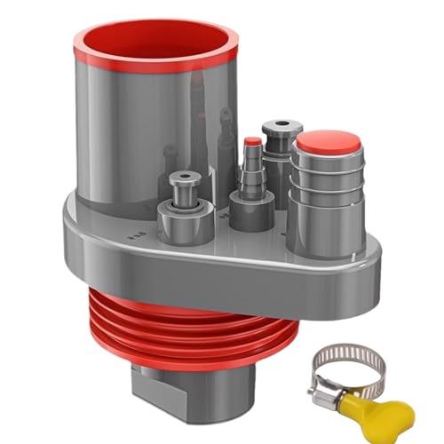 Huayeex Küchenspüle Abflussrohr - Unterbau-Kit - Kanal Adapter für Klärgrube Badewanne Gewerbekeller Bodenablauf von Huayeex