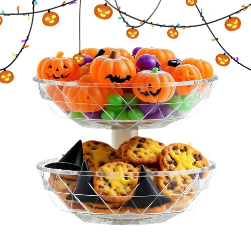 Huayeex Kürbis Snackschale - 2 Etagen Abnehmbarer Herbst Süßigkeitenschale Mit Deckel | Aufbewahrung Für Küche Wohnzimmer Nüsse Snacks Vorräte Huayeex Kürbis Snackschale - 2 Etagen Abnehmbarer Herbst Süßigkeitenschale Mit Deckel | Aufbewahrung Für Küche Wohnzimmer Nüsse Snacks Vorräte von Huayeex