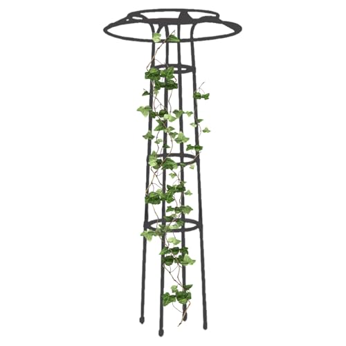 Huayeex Metall Rankgitter Für Garten | Vertikales Blumenturm-Spalier | Höhenverstellbares Wetterfestes Rankgitter Schirmform Für Gewächshaus, Garten, Terrasse, Balkon Und Außenbereich Huayeex Metall Rankgitter Für Garten | Vertikales Blumenturm-Spalier | Höhenverstellbares Wetterfestes Rankgitter Schirmform Für Gewächshaus, Garten, Terrasse, Balkon Und Außenbereich von Huayeex