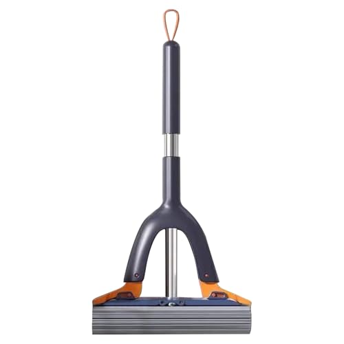 Huayeex Mini Auswring-Mop | Tragbarer Selbstwringen Kurzmopp,Reinigungsgerät Für Auto Fliesen Bad Küche von Huayeex