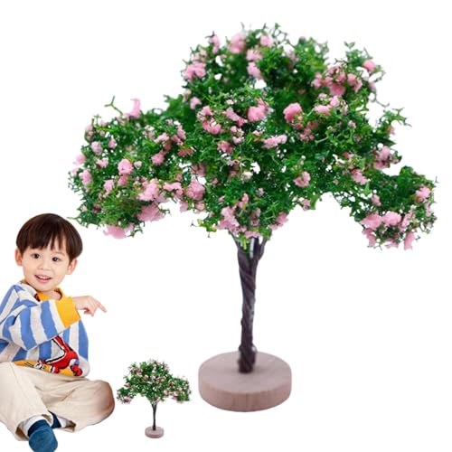 Huayeex Modelleisenbahn Landschaft Bäume | Eisenbahn-Landschafts-Fälschungs-Baum,Gebäudemodell, grüne Landschaftslandschaft, Modelleisenbahn-Architektur-Landschaftsbaum von Huayeex