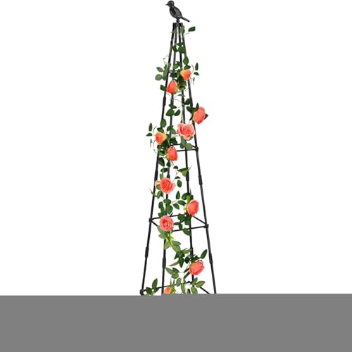 Huayeex Rankgitter Für Kletterpflanzen Outdoor - Spalier | Höhenverstellbares Metall-Spalier Für Blumen, Weinreben, Erbsen, Bohnen Und Gurken Im Garten Huayeex Rankgitter Für Kletterpflanzen Outdoor - Spalier | Höhenverstellbares Metall-Spalier Für Blumen, Weinreben, Erbsen, Bohnen Und Gurken Im Garten von Huayeex