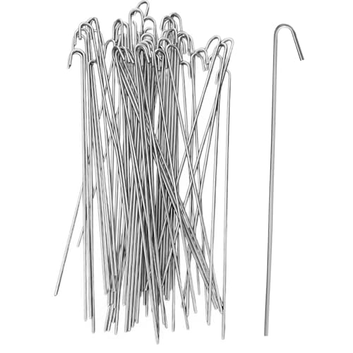 Huayeex Schwerlast Zaunbinder - 100 Stück Maschendraht Zaunbindegarn | Alu Fixierband Für Rasen Garten Gewerbe von Huayeex