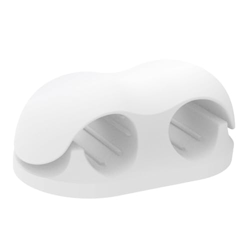 Huayeex Selbstklebende Kabelclips - Silicone Kabel Management Organizer | Multifunktions Clips Für Stiftehalter Und Kabelmanager Für Schreibtisch Schule Wand Nachttisch von Huayeex