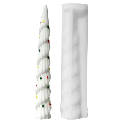 Huayeex Silikon-Kerzenformen, 3D-Weihnachtsbaum-Epoxidharz-Wachsform – wiederverwendbare Bastelharzform für , Schokolade, Fondant, Seife Huayeex Silikon-Kerzenformen, 3D-Weihnachtsbaum-Epoxidharz-Wachsform – wiederverwendbare Bastelharzform für , Schokolade, Fondant, Seife von Huayeex