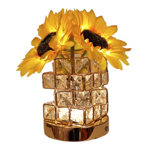 Huayeex Sonnenblume Nachtlampe | LED Nachttischleuchte | Touch-Steuerung Tischleuchte Mit Schlafzimmer- Und Wohnzimmerbeleuchtung von Huayeex