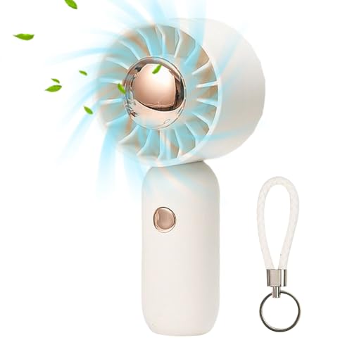 Huayeex Tragbarer Handventilator - Klein Persönlich Mit Kühlfunktion - 3 Geschwindigkeitsstufen Wiederaufladbar Mit Lanyard Für Reise Outdoor Sommer Camping Schreibtisch Schlafzimmer Picknick Huayeex Tragbarer Handventilator - Klein Persönlich Mit Kühlfunktion - 3 Geschwindigkeitsstufen Wiederaufladbar Mit Lanyard Für Reise Outdoor Sommer Camping Schreibtisch Schlafzimmer Picknick von Huayeex