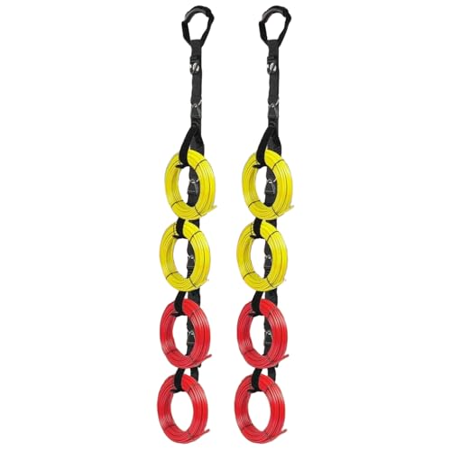 Huayeex Verlängerungskabel Aufroller | Kabelorganisator-Gurte | 2er Set Aufrollhalter Für Kabel Schlauch Seil Garage Wohnmobil Elektrobedarf von Huayeex