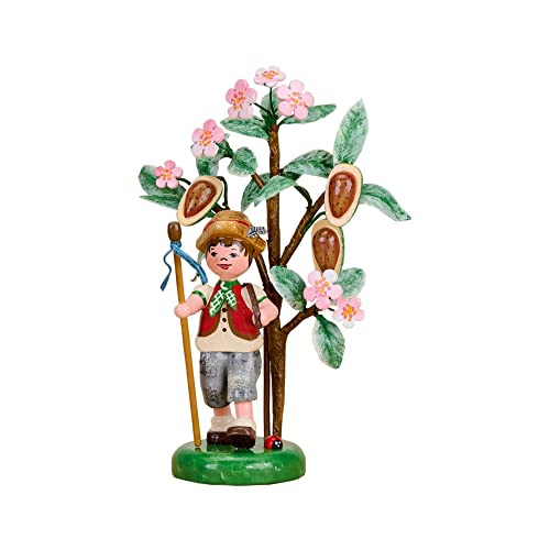 Hubrig Jahresfigur 2023, Junge mit Mandelbäumchen, Höhe etwa 12,5 cm von Hubrig Volkskunst