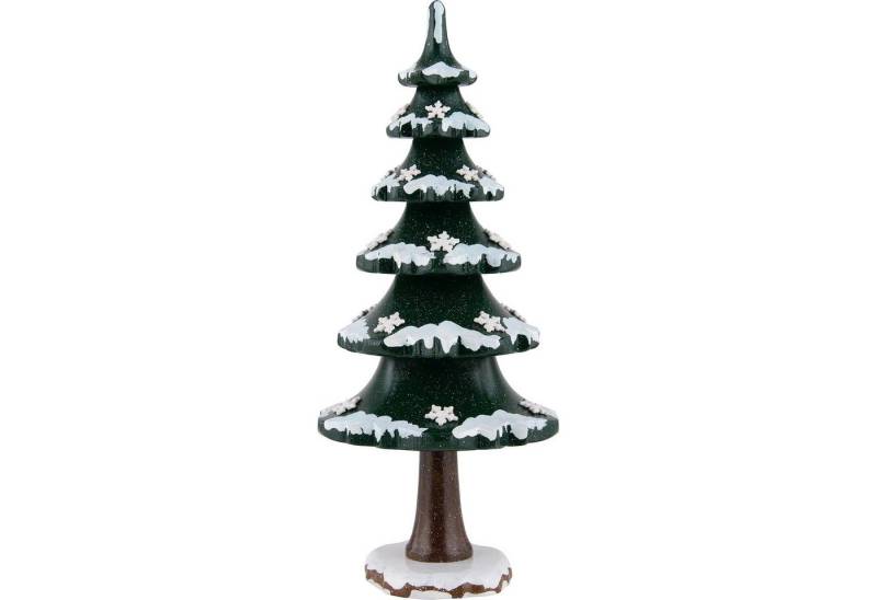 Hubrig Volkskunst GmbH Dekofigur Winterkinder Winterbaum mit Schneekristall (22cm) von Hubrig Volkskuns von Hubrig Volkskunst GmbH