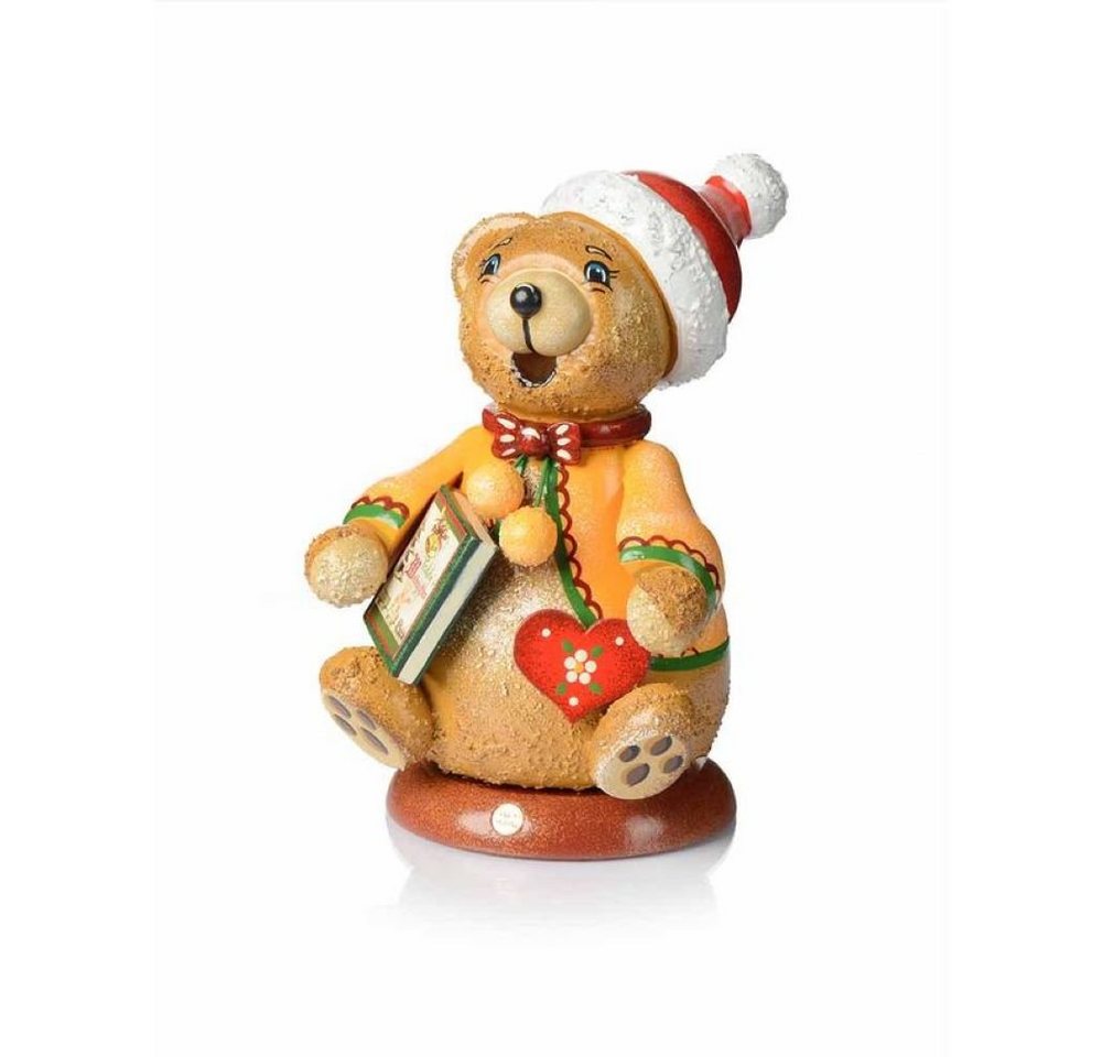 Hubrig Volkskunst GmbH Räuchermännchen Wichtel Teddy´s Weihnachtsgeschichte, Höhe ca. 14 cm, handbemalt von Hubrig Volkskunst GmbH