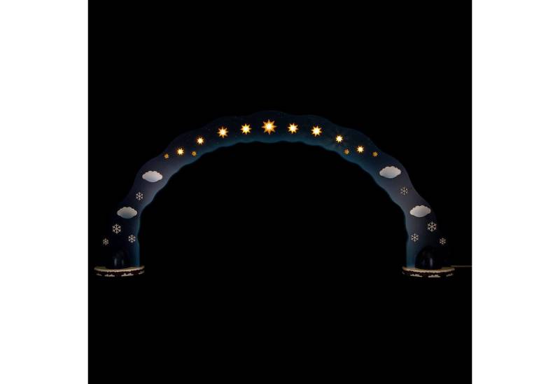 Hubrig Volkskunst GmbH Schwibbogen Winterkinder Himmelsbogen (110x50cm) von Hubrig Volkskunst von Hubrig Volkskunst GmbH