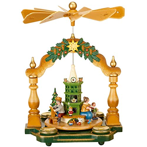 Hubrig-Volkskunst Pyramiden Großmutters Weihnachtsstube 35 x 25 cm von Hubrig Volkskunst GmbH