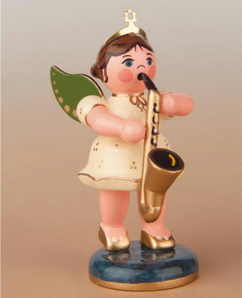 Hubrig Volkskunst Zschorlau Erzgebirge Engelfigur Hubrig Engel mit Saxophon Hubrig Volkskunst Zschorlau Erzgebirge Engelfigur Hubrig Engel mit Saxophon von Hubrig Volkskunst Zschorlau Erzgebirge