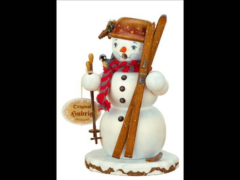 Hubrig Volkskunst Zschorlau Erzgebirge Räuchermännchen Hubrig Räuchermann Schneemann, (1 St), Handarbeit aus dem Erzgebirge Hubrig Volkskunst Zschorlau Erzgebirge Räuchermännchen Hubrig Räuchermann Schneemann, (1 St), Handarbeit aus dem Erzgebirge von Hubrig Volkskunst Zschorlau Erzgebirge