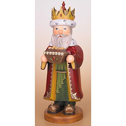 Hubrig Räuchermann Drei Heilige Könige Melchior 35cm Erzgebirge von Hubrig Volkskunst GmbH