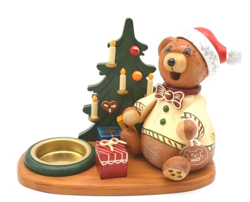 Hubrig - Räucherteddy`s Teelichthalter von Hubrig Volkskunst