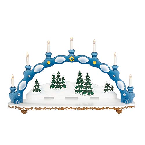 Hubrig-Volkskunst Schwibbogen WiKi Schwibbogen klein * Breite 75 cm von Hubrig Volkskunst