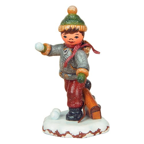 Hubrig Winterkinder Schuljunge von Hubrig Volkskunst