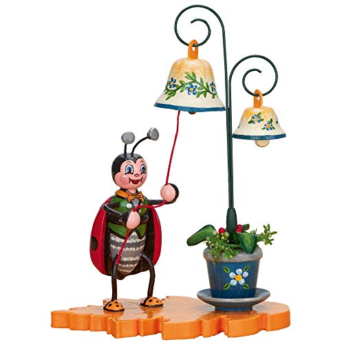 Marienkäfer mit Glockenspiel - 8 cm von Hubrig Volkskunst