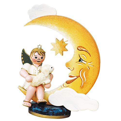 Engelbub-Mond mit Schäfchen von Hubrig Volkskunst GmbH