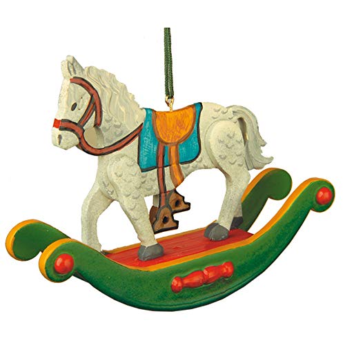 Hubrig-Volkskunst Baumbehang Schaukelpferd * Höhe 7cm von Hubrig Volkskunst GmbH