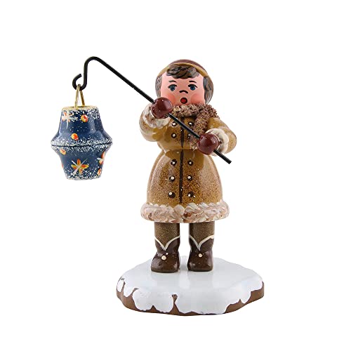 Hubrig-Volkskunst Winterkinder Mädchen mit Sternhimmellampe * Höhe 8cm von Hubrig Volkskunst GmbH