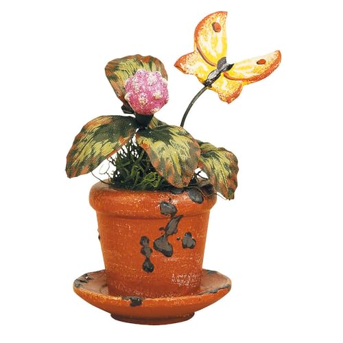 Kleine Figuren & Miniaturen 3er Set Blumentopf Kleeblume - 6cm - Hubrig Volkskunst von Hubrig Volkskunst GmbH