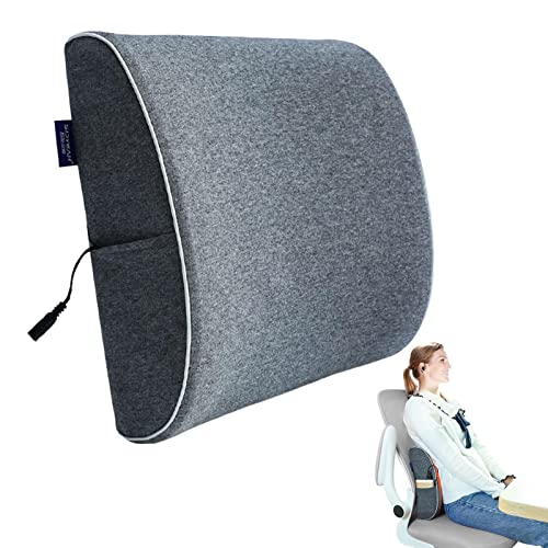Heizkissen Verstellbares USB-Kissen Polyester-Holzstützkissen Rückenkissen für Schlafanzug für Reisen, Heimgebrauch, zur Linderung von Rücken- und Schulterschmerzen von Hudhowks