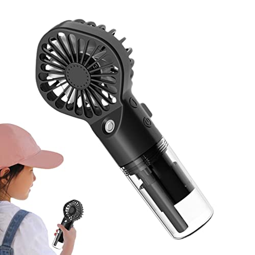 Nebel Fan ventilator mit wasserkühlung Mini Ventilator Haushaltsventilator Spray Batteriebetriebener kleiner Handventilator mit Sprühnebel Wassernebel Ventilator Spray Ventilator für Reisen Home von Hudhowks