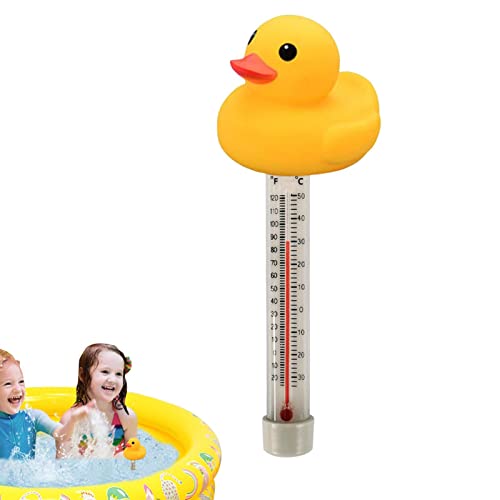 Schwimmendes Schwimmbad Thermometer Badethermometer baby pool thermometer Solar Pool Thermometer Mit dünnem Seil, bruchfest, niedlich, sinkendes Pool Thermometer für Zuhause von Hudhowks