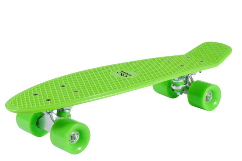 Hudora Skateboard Skateboard Retro lemon green 57x15cm von Hudora