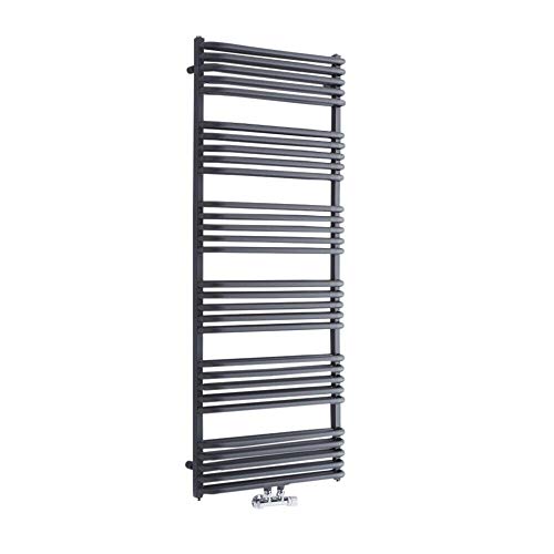 Hudson Reed Arch - Handtuchheizkörper 1533mm x 600mm in Anthrazit mit Mittelanschluss Hudson Reed Arch - Handtuchheizkörper 1533mm x 600mm in Anthrazit mit Mittelanschluss von Hudson Reed