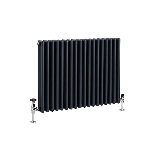 Hudson Reed Esme - Gliederheizkörper 600mm x 810mm in Anthrazit von Hudson Reed