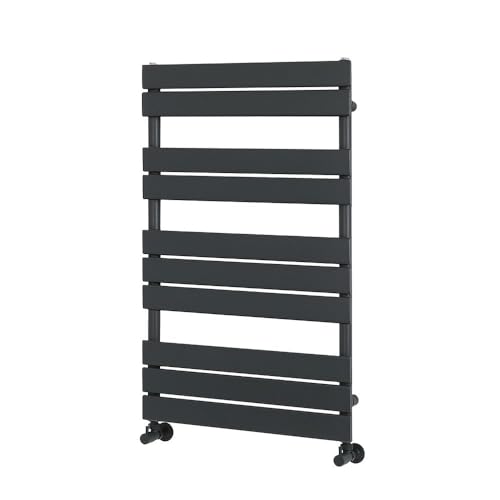 Hudson Reed Lustro - Handtuchheizkörper 975mm x 600mm in Anthrazit von Hudson Reed