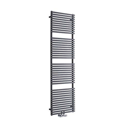 Hudson Reed Magera - Handtuchheizkörper 1823mm x 500mm in Anthrazit mit Mittelanschluss Hudson Reed Magera - Handtuchheizkörper 1823mm x 500mm in Anthrazit mit Mittelanschluss von Hudson Reed