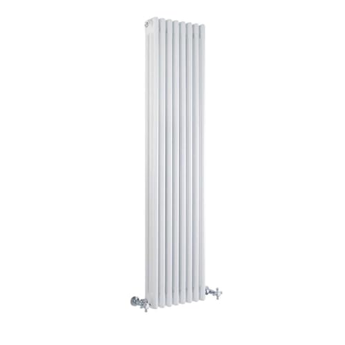 Hudson Reed Regent - Gliederheizkörper 1500mm x 380mm in Weiß von Hudson Reed