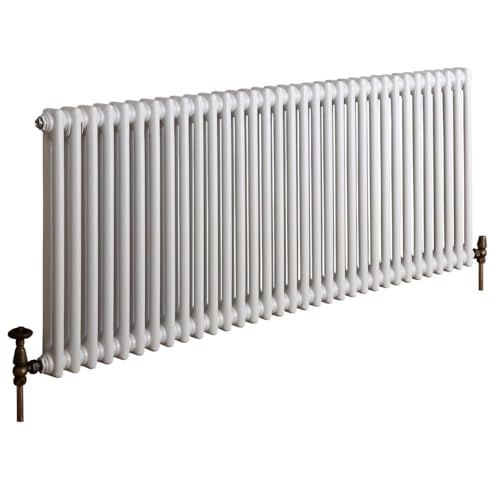 Hudson Reed Regent - Gliederheizkörper 600mm x 1505mm in Weiß von Hudson Reed