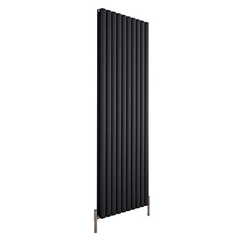 Hudson Reed Revive Ayre - Design Heizkörper 1800mm x 590mm in Anthrazit von Hudson Reed