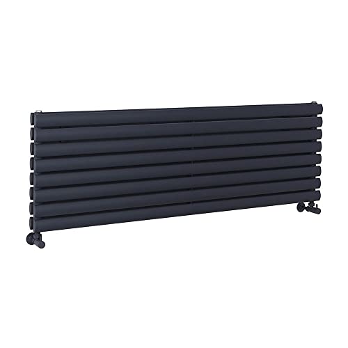Hudson Reed Revive - Design Heizkörper 472mm x 1400mm in Anthrazit von Hudson Reed
