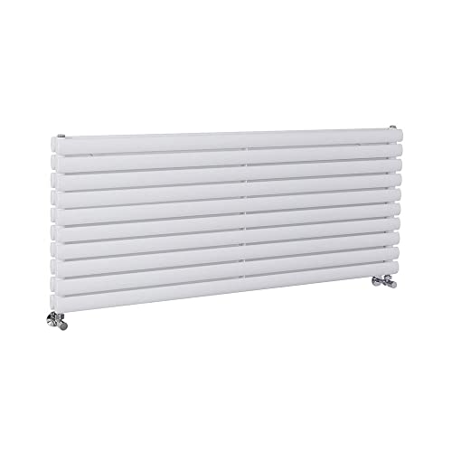 Hudson Reed Revive - Design Heizkörper 590mm x 1400mm in Weiß von Hudson Reed