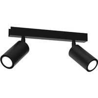 HUDSON BLACK 2xGU10 Deckenleuchte von Hudson